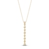 Thumbnail Image 1 of Diamond Bezel Drop Necklace 1/4 ct tw 14K Yellow Gold