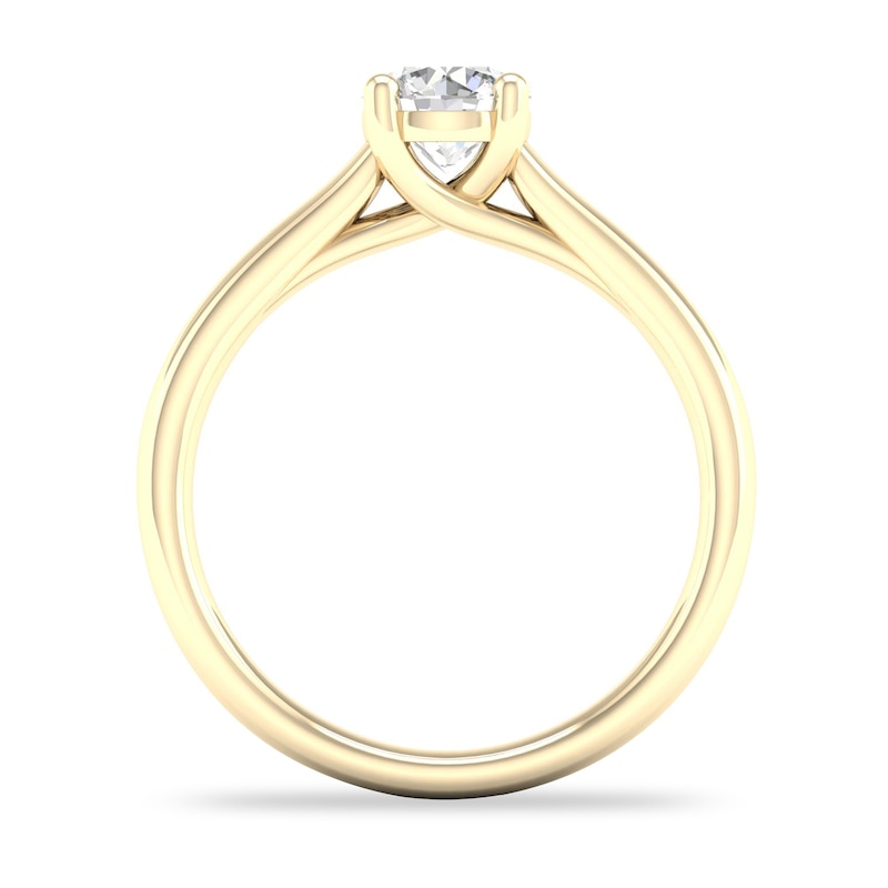 Main Image 3 of Diamond Solitaire Ring 3/4 ct tw Round-cut 14K Yellow Gold (SI2/I)