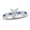Thumbnail Image 0 of Kirk Kara Natural Blue Sapphire Ring Setting Diamond Accents 18K White Gold