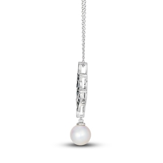 MIORE 18 karat 750 Yellow Gold Charm Pendant with white Freshwater Pearl  8.00 mm for Girls and Women- size 8.5 x 17.7mm- Handmade- Jewellery Gift  Box included : Miore: : Fashion