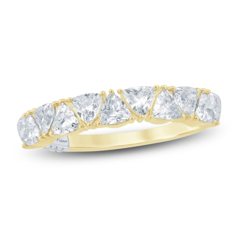 Main Image 1 of Pnina Tornai Trillion-Cut Lab-Created Diamond Anniversary Ring 1-1/2 ct tw 14K Yellow Gold