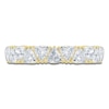 Thumbnail Image 3 of Pnina Tornai Trillion-Cut Lab-Created Diamond Anniversary Ring 1-1/2 ct tw 14K Yellow Gold