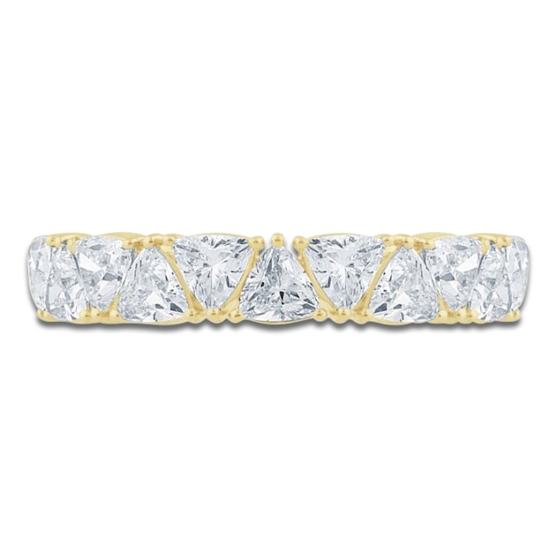 Main Image 3 of Pnina Tornai Trillion-Cut Lab-Created Diamond Anniversary Ring 1-1/2 ct tw 14K Yellow Gold