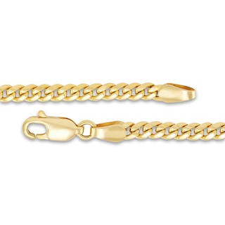 14K Gold Cuban Enamel Bracelet