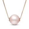 Thumbnail Image 1 of Pink Freshwater Cultured Pearl Necklace 14K Rose Gold