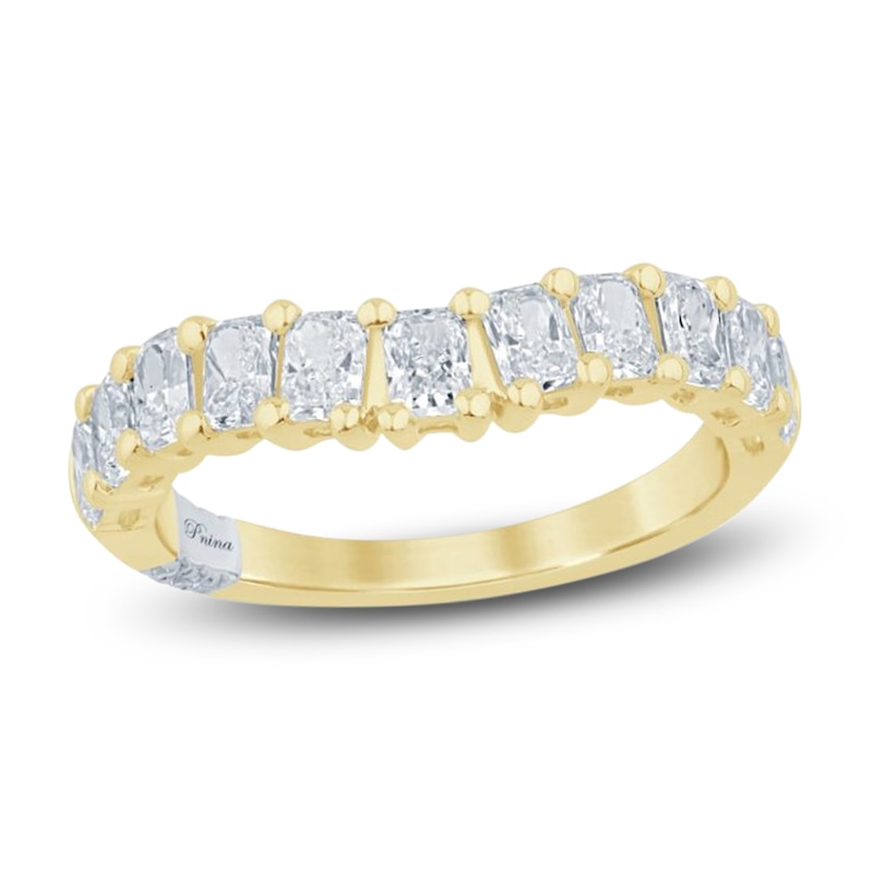 Main Image 1 of Pnina Tornai Lab-Created Radiant-Cut Diamond Anniversary Ring 1-1/2 ct tw 14K Yellow Gold