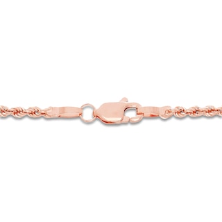 14K Rose Gold .7mm Rope Chain - 16 - Gold Creations