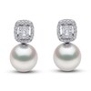 Thumbnail Image 1 of Yoko London South Sea Cultured Pearl Earrings 5/8 ct tw Diamonds 18K White Gold