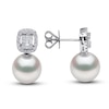 Thumbnail Image 2 of Yoko London South Sea Cultured Pearl Earrings 5/8 ct tw Diamonds 18K White Gold