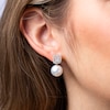 Thumbnail Image 3 of Yoko London South Sea Cultured Pearl Earrings 5/8 ct tw Diamonds 18K White Gold