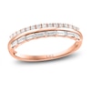 Thumbnail Image 1 of LALI Jewels Diamond Ring 3/8 ct tw Round/Baguette 14K Rose Gold