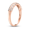 Thumbnail Image 2 of LALI Jewels Diamond Ring 3/8 ct tw Round/Baguette 14K Rose Gold