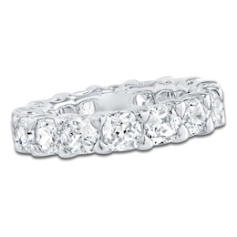 Chosen Certified Cushion-Cut Diamond Eternity Band 6-3/4 to 8-5/8 ct tw 14K White Gold