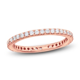 Chosen Certified Diamond Eternity Band 1/2 to 5/8 ct tw 14K Rose Gold