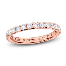 Chosen Certified Diamond Eternity Band 7/8 to 1-1/5 ct tw 14K Rose Gold
