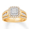 Thumbnail Image 0 of Diamond Ring 1 ct tw Princess-cut 14K Yellow Gold