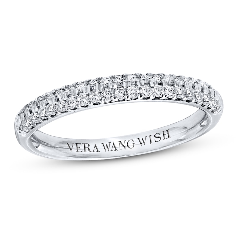 Vera Wang WISH 3/8 Carat tw Diamonds 14K White Gold Band