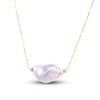 Thumbnail Image 1 of Keshi Cultured Pearl Necklace 14K Yellow Gold 18&quot;