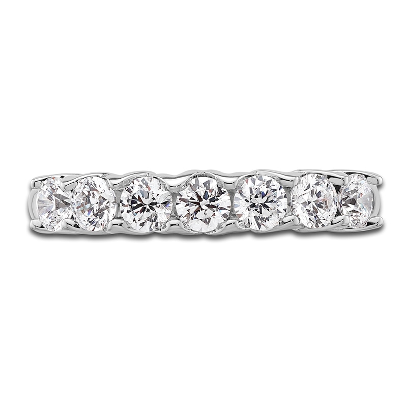 Main Image 3 of Diamond Anniversary Ring 1 ct tw Round 18K White Gold