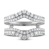 Thumbnail Image 3 of Vera Wang WISH Diamond Enhancer Ring 1 ct tw Round 14K White Gold