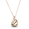 Thumbnail Image 1 of Le Vian Wrapped In Chocolate Diamond Necklace 3/8 ct tw Round 14K Strawberry Gold 19&quot;