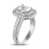 Thumbnail Image 2 of Vera Wang WISH Diamond Engagement Ring 2-1/4 ct tw Emerald-cut 14K White Gold