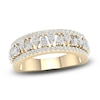 Thumbnail Image 1 of Diamond Anniversary Band 1 ct tw Pear/Round 14K Yellow Gold