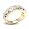 Thumbnail Image 2 of Diamond Anniversary Band 1 ct tw Pear/Round 14K Yellow Gold