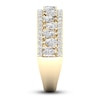 Thumbnail Image 3 of Diamond Anniversary Band 1 ct tw Pear/Round 14K Yellow Gold