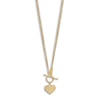 Thumbnail Image 2 of Triple Strand Heart Necklace 14K Yellow Gold 18&quot;