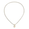 Thumbnail Image 3 of Triple Strand Heart Necklace 14K Yellow Gold 18&quot;