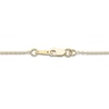 Thumbnail Image 3 of Diamond Initial T Pendant Necklace 1/20 ct tw Round 10K Yellow Gold 18&quot;