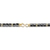 Thumbnail Image 2 of 1933 by Esquire Men's Natural Hematite Bead Bracelet 18K Yellow Gold-Plated Sterling Silver 8.5"