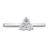 Thumbnail Image 3 of Diamond 3-Stone Ring 1/4 ct tw 10K White Gold