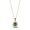 Thumbnail Image 0 of Le Vian Natural Emerald & Diamond Pendant Necklace 3/4 ct tw 18K Honey Gold