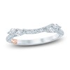 Thumbnail Image 1 of Pnina Tornai Marquise & Round-Cut Diamond Contour Anniversary Ring 1/3 ct tw 14K White Gold