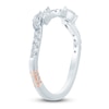 Thumbnail Image 2 of Pnina Tornai Marquise & Round-Cut Diamond Contour Anniversary Ring 1/3 ct tw 14K White Gold