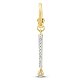 Charm'd by Lulu Frost Diamond Exclamation Point Charm 1/6 ct tw 10K Yellow Gold