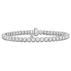 Thumbnail Image 0 of Blue Nile X Jared Diamond Tennis Bracelet 3 ct tw 14K White Gold 7"