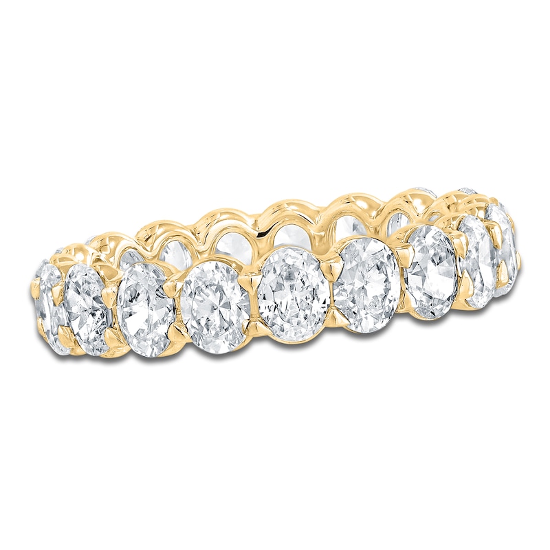 Certified Oval-Cut Diamond Eternity Band 3