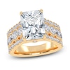 Thumbnail Image 1 of Radiant-Cut Created By Jared Studio Lab-Created Diamond Engagement Ring 4-3/4 ct tw 14K Yellow Gold