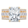 Thumbnail Image 3 of Radiant-Cut Created By Jared Studio Lab-Created Diamond Engagement Ring 4-3/4 ct tw 14K Yellow Gold