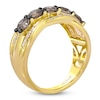 Thumbnail Image 2 of Le Vian Diamond Five-Stone Ring 1-3/4 ct tw 14K Honey Gold