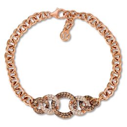 Le Vian Diamond Bracelet 1-7/8 ct tw 14K Strawberry Gold
