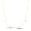 Thumbnail Image 1 of Block &quot;LOVE&quot; Necklace 14K Yellow Gold 16&quot; Adj.