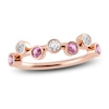 Thumbnail Image 0 of Juliette Maison Natural White Sapphire & Natural Pink Tourmaline Ring 10K Rose Gold