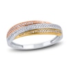 Thumbnail Image 1 of Diamond Anniversary Band 1/6 ct tw Round 14K Tri-Color Gold