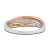 Thumbnail Image 3 of Diamond Anniversary Band 1/6 ct tw Round 14K Tri-Color Gold