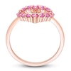 Thumbnail Image 2 of Natural Pink Sapphire Heart Ring 10K Rose Gold