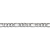 Thumbnail Image 3 of Solid Figaro Chain Necklace 14K White Gold 22&quot; 5.35mm